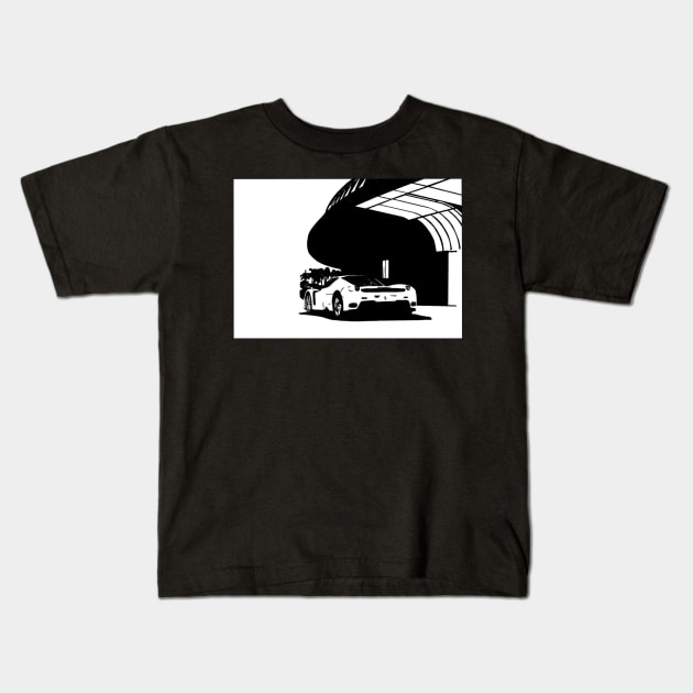 sports car Kids T-Shirt by positive_negativeart